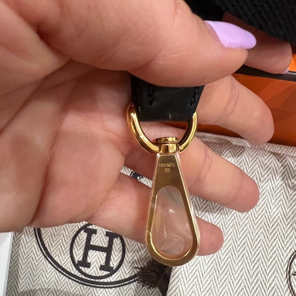 BNIB Hermès Black Mini Evelyne II TPM 16 Taurillon Clemence Gold Hardware 2023 - Picture 13 of 17